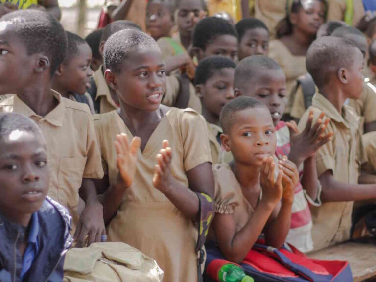 Réaction des enfants lors de la sensibilisation